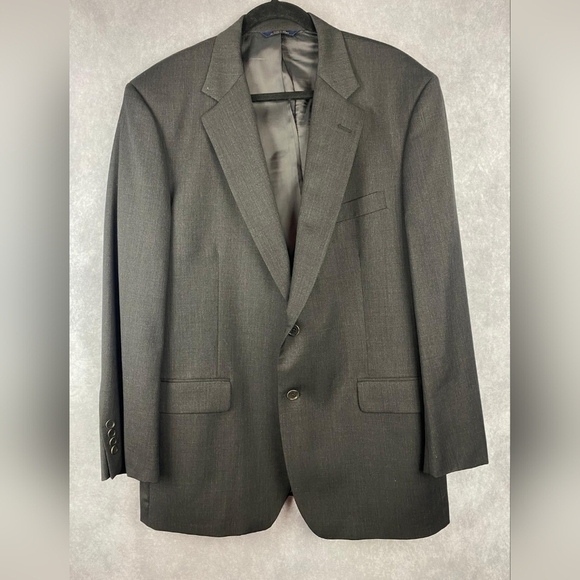 Brooks Brothers Blazer Mens 42R Explorer Regent Fit Stretch Wool 2 Button Jacket - Picture 1 of 9